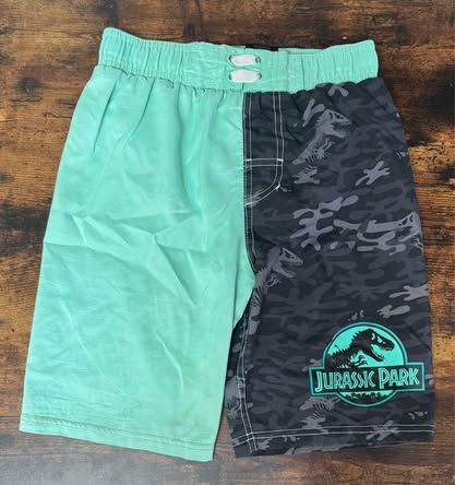 Child Size M Beach Shorts Jurassic Park just $5