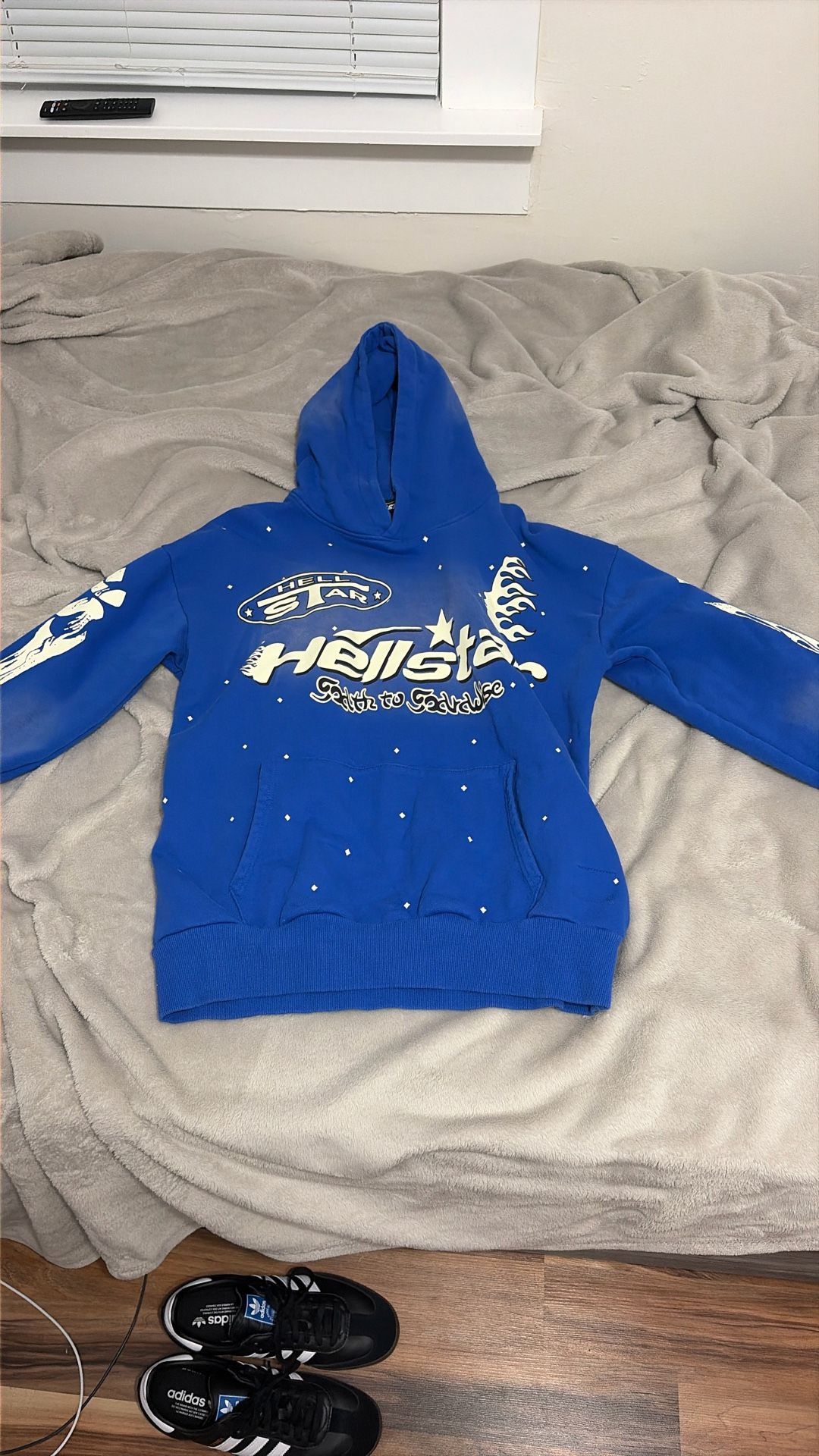 Blue Hellstar hoodie