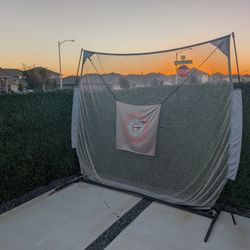 Golf Practice Net w/ Target – Full Size – Good Condition