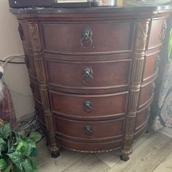 Antique Storage Cabinet Solid Wood