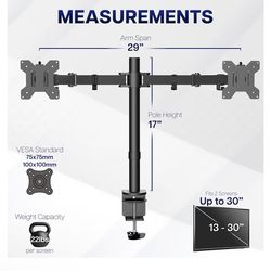 Vivo dual monitor stand