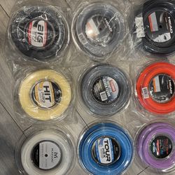 Tennis String Reels - Head, Yonex, Tourna, Mayami
