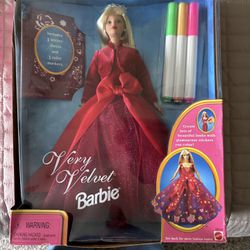 Very Velvet Barbie. Signed By Inventor