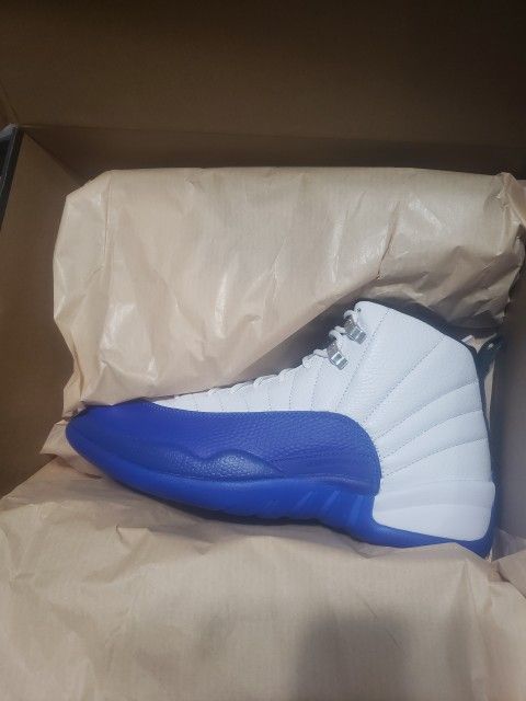 Air Jordan Retro 12 White & Game Royal