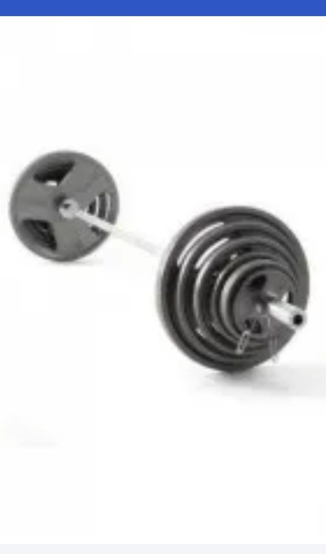 Work Out Bar With Weights