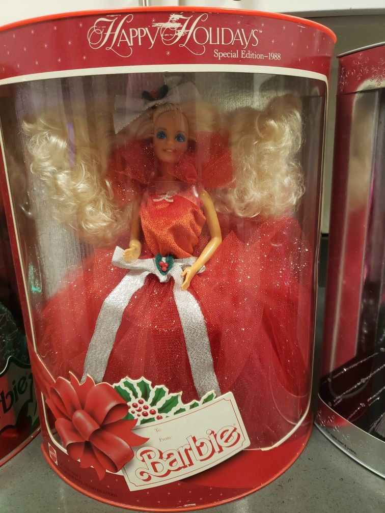 Holiday edition barbies