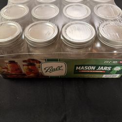 Mason Jars Brand New 12 Pack