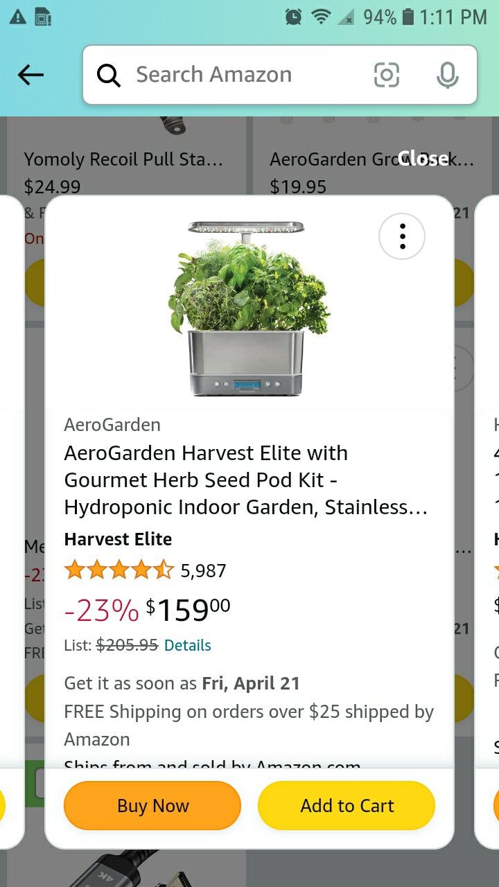 Aero Garden Hydroponics Set