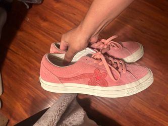Coverse One Star Ox Tyler The Creator Golf Le Fleur Geranium Pink Size 9.5