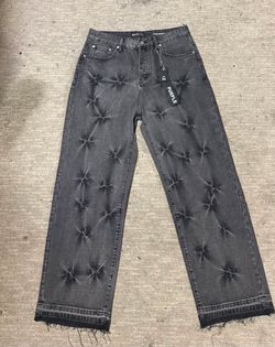 Purple jeans
