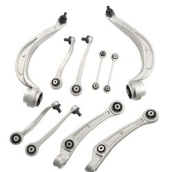 Audi 10pc Front Upper Lower Control Arms Sway Ball Joint Kit Left Right Replacement Link Kit for Audi A4 A5 Quattro S4 RS5 Q5 2012-2016 