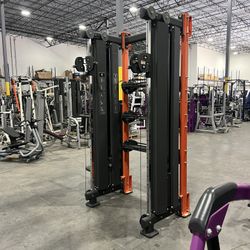 Torque Fitness Dual Adjustable Pulley With Shelves