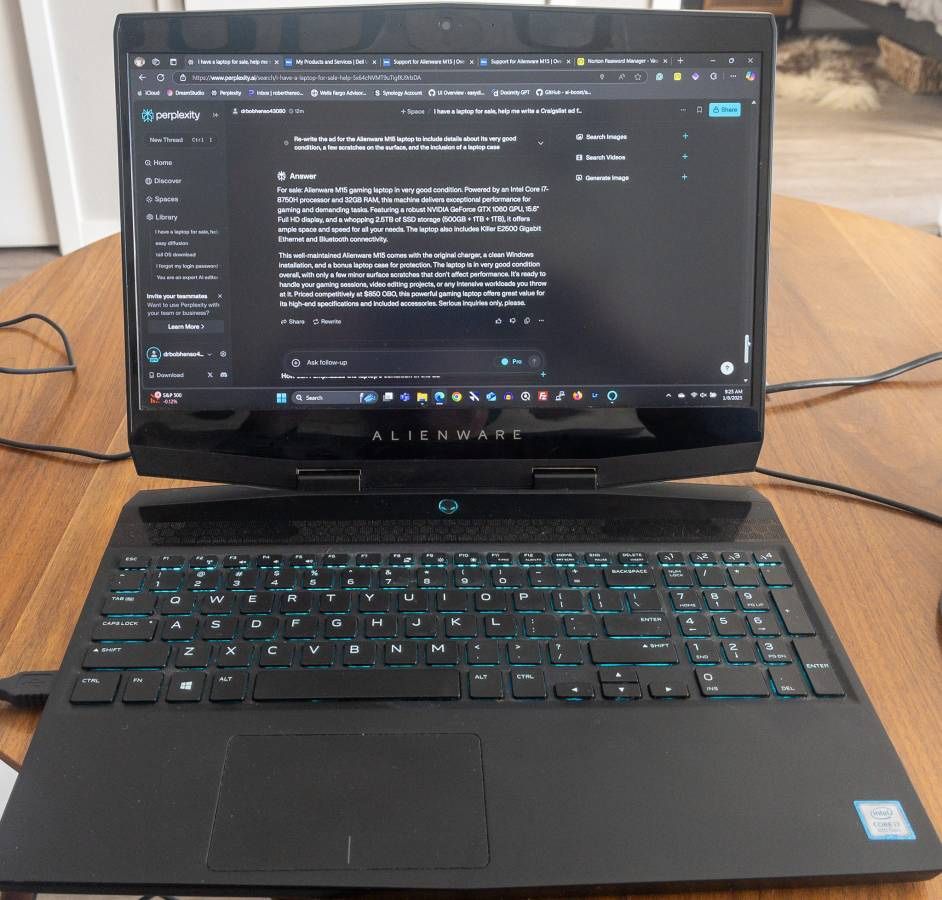 Alienware M15 Gaming Laptop - Uncompromising Performance in a Striking Package