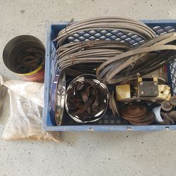 Drain cleaning cables, blades, connectors, cable feeder, pulleys, etc!