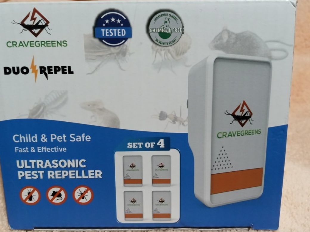 Cravegreens Duo Repel Ultrasonic Pest Repeller