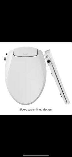 Brondell EcoSeat S101 Non Electric Bidet Toilet Seat, Elongated