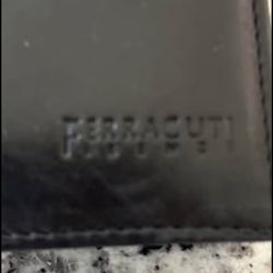 Ferracuti Turner Black Leather Wallet—Made in Italy