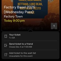 Selling Two Mau P Concert Tickets for Tonight