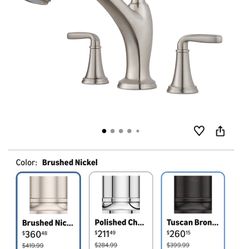 Pfister Roman Tub Trim  Faucet Northcott  Brushed Nickel Finish RT6-5MGK 