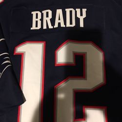 Nikey Tom Brady sewn on patches unlimited player on field jersey size XXXL