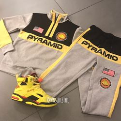 Black Pyramid sweat suit