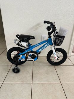 JOYSTAR Pluto 12 Inch Bike with Light Up Training Wheels