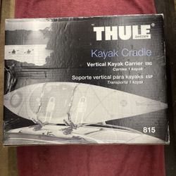 NEW THULE #815 Clamp-on J-Style Padded Kayak Cradle Carrier  Universal Roof Rack