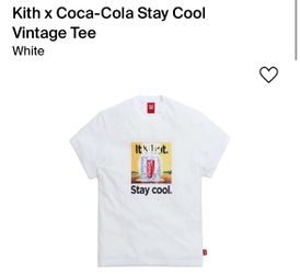 Kith x Coca-Cola Stay Cool Vintage Tee (White)  Size XXL