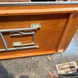 8’ Wood Folding Event Tables