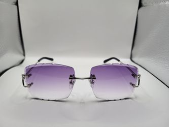Cartier Glasses Rimless(Purple)