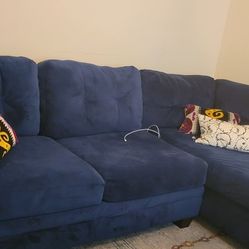 Blue couch 