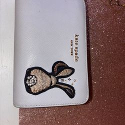 Kate Spade Light blue Bunny Wallet 