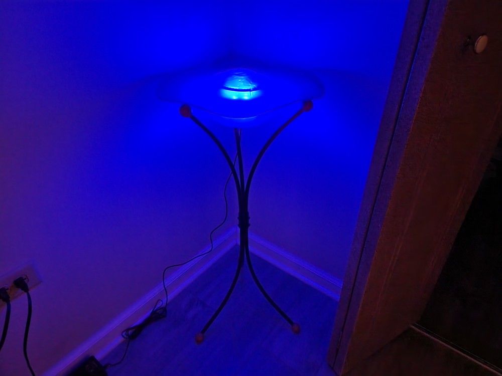 Decorative Floor Mist Humidifier Fountain With Color Changing LED Lights