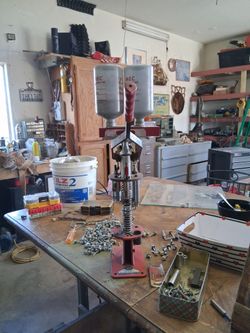 MEC Reloading Press with Dual Powder Hoppers