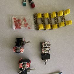 3medium 4large Toggle Switches 5 Neutral Ground Bars 20 Red Diode Red Light Bulbs 