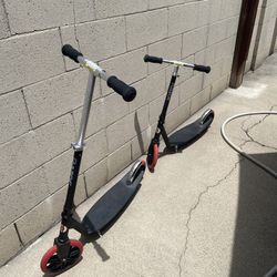 2 Razor scooters