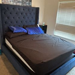 Queen Bedframe Mattress NOT Included 