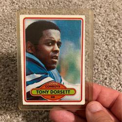 1980 Topps #330 Tony Dorsett Cowboys