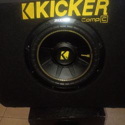 Kicker come see 10 in woofer in box