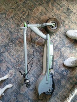 Electric Scooter Gray and Green