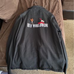 Black Huf Fleece Popeye Collab (M)