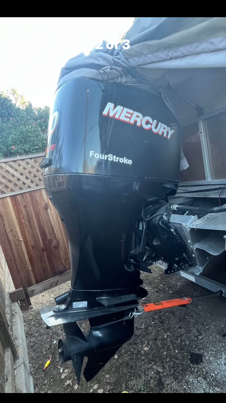2005 90 HP mercury, four stroke outboard