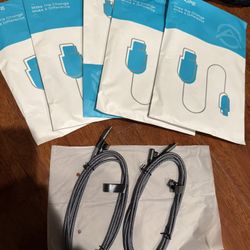 Two-pack, brand new Type-C charging cables