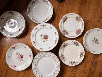 Wedding china plates for event