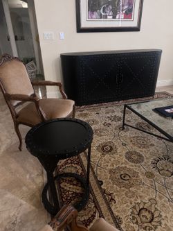 Metal Piece and Table