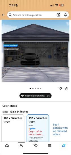 Sliding Magnetic Screen Door