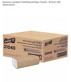 NEW! Genuine Joe Paper Towels (16 packs of 250)