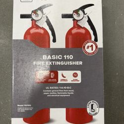 $10 Kidde Home 1-A:10-B:C Class ABC 2.5 lb. Fire Extinguisher 2-Pack (contact info removed)2 - Brand New Sealed