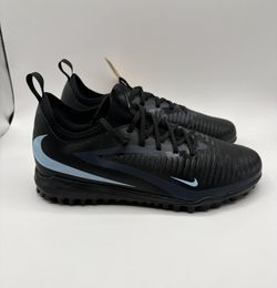 New Nike Phantom 6 Low Academy Turf Soccer Shoes Black Kids GS Size 6Y