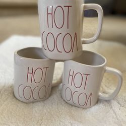 RaeDunn Hot cocoa Mugs: $5 Each